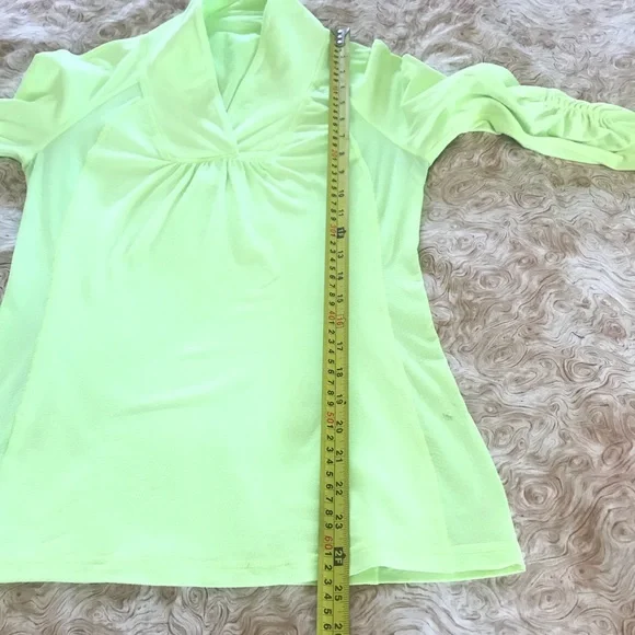 Lululemon athletica neon sweater top - Picture 7 of 8